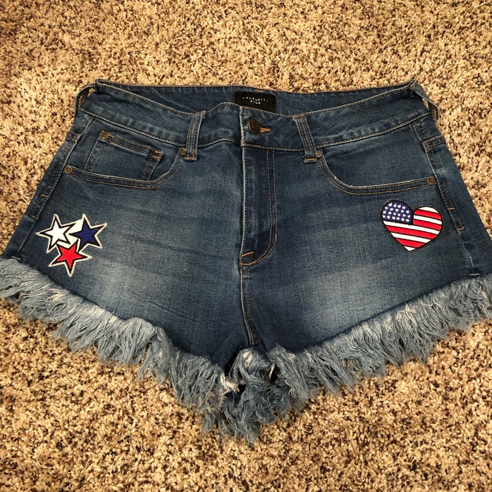 Celebrity Pink denim shorts